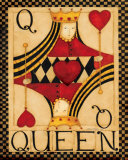 Queen of Hearts Prints by Dan Dipaolo