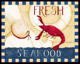 Fresh Seafood Láminas por Dan Dipaolo