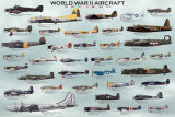 Avión de la segunda guerra mundial Pósters