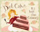 Diet Cake 1/2 the Calories Prints by Dan Dipaolo