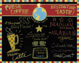 Global Cafe I Pósters por Dan Dipaolo