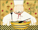 Big Salad Affiches par Dan Dipaolo