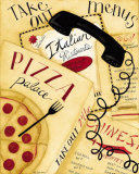 Take Out Menus Kunstdrucke von Dan Dipaolo