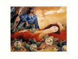 Serenity Print by Claudette Castonguay