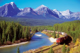 Train In The Rockies Prints
