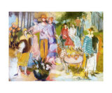 Iced Tea in the Garden Prints by Marie Versailles