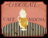 Cafe Mocha in Pink Poster by Dan Dipaolo