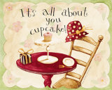 It's All About You Cupcake Kunstdrucke von Dan Dipaolo