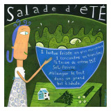 Salade d'Ete Print by Céline Malépart