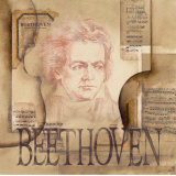 Tribute to Beethoven Affiches par Marie Louise Oudkerk