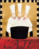 Three Chefs Soup Bistro II Posters af Dan Dipaolo