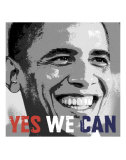 Barack Obama:  Yes We Can Kunstdrucke