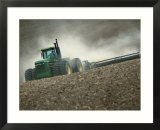 Tractor in Field Poster