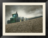 Tractor in Field Poster