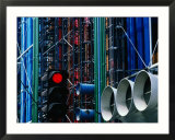 Exterior of the Centre Pompidou Art Centre, Paris, France Affiche par Rodney Hyett