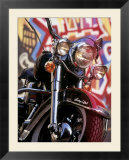 Harley Davidson Heritage Softail Made 1991 from a 1936 Style Poster Harley Davidson Heritage Softail Made 1991 from a 1936 Style Poster