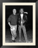 Eric Clapton with Phil Collins Before the Concert at the Royal Albert Hall Stampa Eric Clapton with Phil Collins Before the Concert at the Royal Albert Hall Stampa