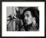 Bob Marley Jamaican Reggae Singer/Writer Talking Duing an Interview for the Daily Mirror Affiches