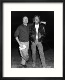 Eric Clapton with Phil Collins Before the Concert at the Royal Albert Hall Stampe Eric Clapton with Phil Collins Before the Concert at the Royal Albert Hall Stampe