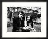 Bob Dylan Singer Songwriter with Joan Baez Affiches