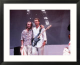 Sting and Phil Collins at a Live Aid Concert at Wembley Poster Sting and Phil Collins at a Live Aid Concert at Wembley Poster
