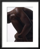 Male Nude Sitting Affiches