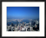 Horizon de Hong Kong vu d'en haut Affiches par David Ball