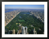 Vue aérienne de Central Park, NYC Posters par David Ball
