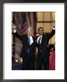 Barack Obama and Joe Biden at the Democratic National Convention 2008, Denver, CO ポスター