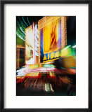 Neon Lights in the Theatre District on Times Square, New York City, New York, USA Kunstdrucke von Neil Setchfield