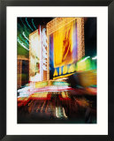 Neon Lights in the Theatre District on Times Square, New York City, New York, USA Posters par Neil Setchfield