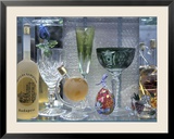 Crystal Ware in Shop, Budapest, Hungary Affiches par Dave Bartruff