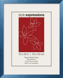 Confetti Blue Frame Fits 16 x 20 Print Ready Made Frame