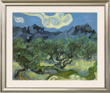 Landscape with Olive Trees Prints by Vincent van Gogh