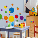 Just Dots - Primary wandtattoos