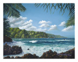 Tranquil Paradise Hana Giclee Print by Kathy Mccartney