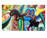 Spring Time Abstract Giclee Print by Jerry Clovis