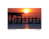 West Pier Sunset Photographic Print by James Lyons