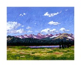 Continental Divide As It Cuts Through Boulder Cnty Giclee Print by Patty Baker