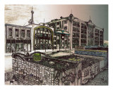 My Town Giclée-Druck von Scott Neil