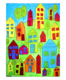 My Town Giclee Print by Jen Kennedy
