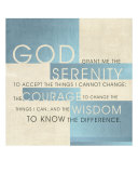 Serenity Prayer III reproduction procédé giclée par Dallas Drotz