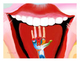 Lips Photographic Print by Avia Terry
