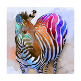 Galen Hazelhofer - Zebra Dreams - Giclee Baskı Galen Hazelhofer - Zebra Dreams - Giclee Baskı