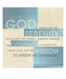 Serenity Prayer III Giclée-tryk af Dallas Drotz