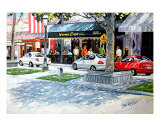 Le Bonne Crepe On Las Olas Giclee-trykk av Ed Barbini