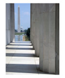 Washington Monument View Through Lincoln Memorial Photographic Print by William Luo