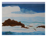 Ocean Near Monterey, California Giclee Print by Thi Nguyen