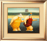 Judy and Marge Poster by Lowell Herrero