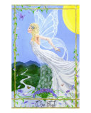 Tarot 0: The Fool reproduction procédé giclée par M. Elaine Gladney